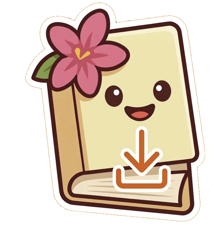 Penny mascot importing a book library